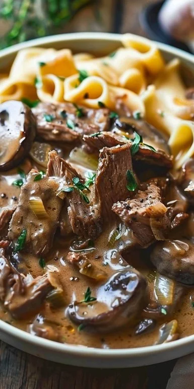 Beef Stroganoff Crockpot