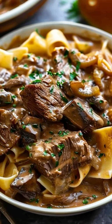 Beef Stroganoff Crockpot