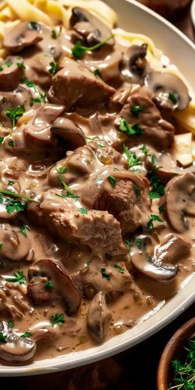 Beef Stroganoff Mushroom Gravy