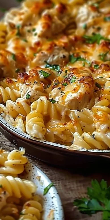 Cajun Cream Cheese Chicken Pasta Bake Recipe