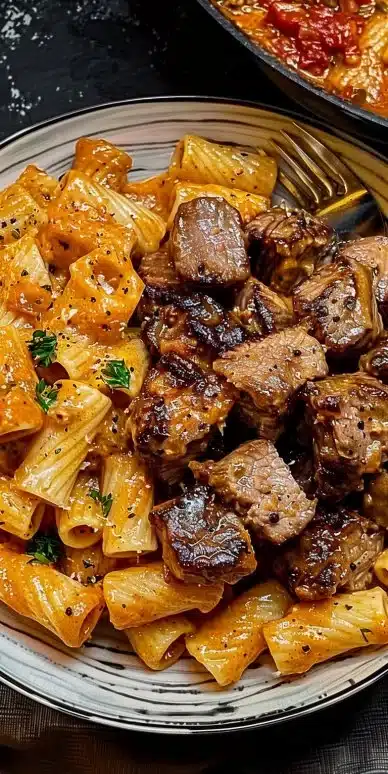Cajun Steak Rigatoni