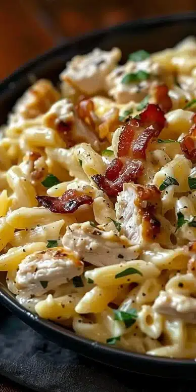 Chicken Bacon Ranch Pasta