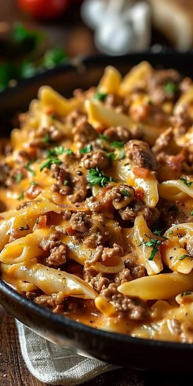 Creamy Beef Pasta