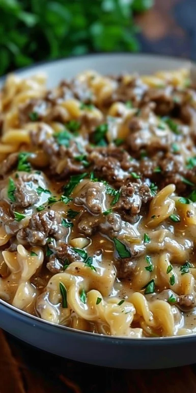 Creamy Beef Stroganoff Hamburger Helper Recipe Easy Comfort Dinner