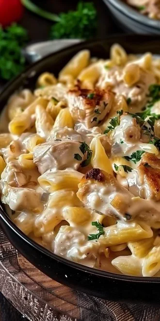 Creamy Chicken Pasta Crockpot