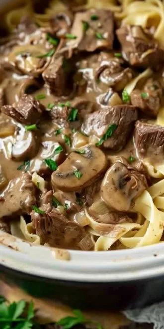 Crock Pot Beef Stroganoff 5 Crock Pot Beef Stroganoff