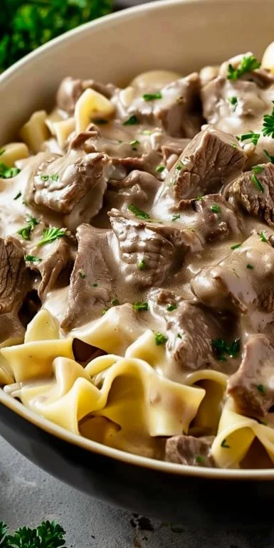 Crock Pot Beef Stroganoff Recipe