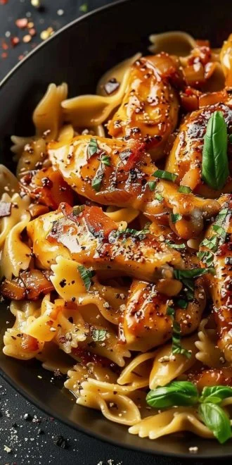 Crockpot Angel Chicken With Pasta
