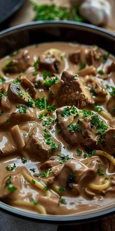Crockpot Beef Stroganoff 5 Crockpot Beef Stroganoff