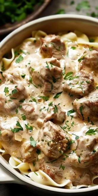 Crockpot Beef Stroganoff Recipe