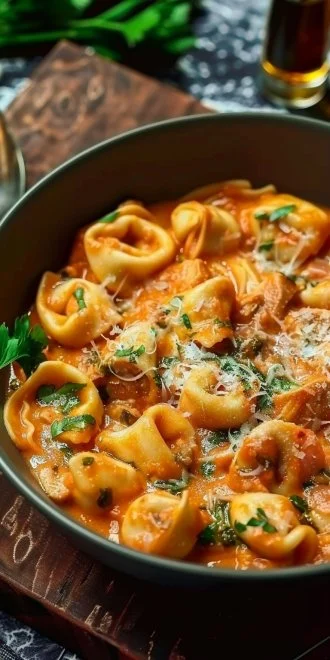CrockPot Chicken Tortellini