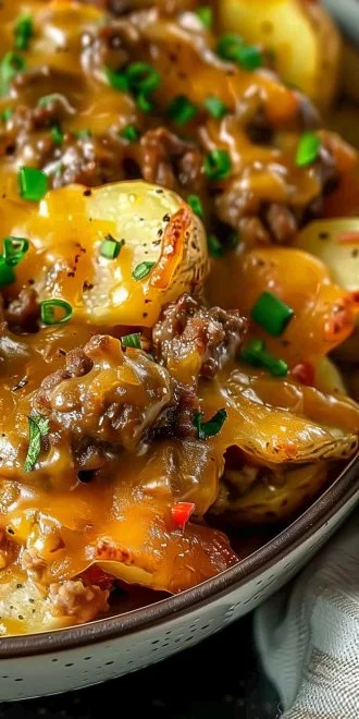 Crockpot Hamburger Potato Casserole