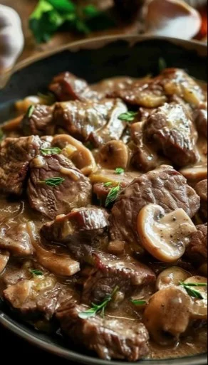 Easy Beef Stroganoff