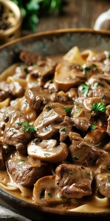 Easy Beef Stroganoff