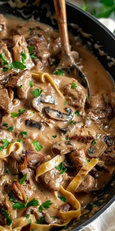 Easy Beef Stroganoff
