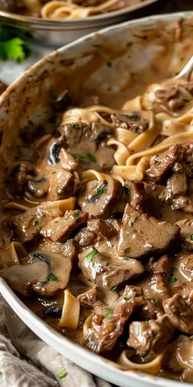 Easy Beef Stroganoff