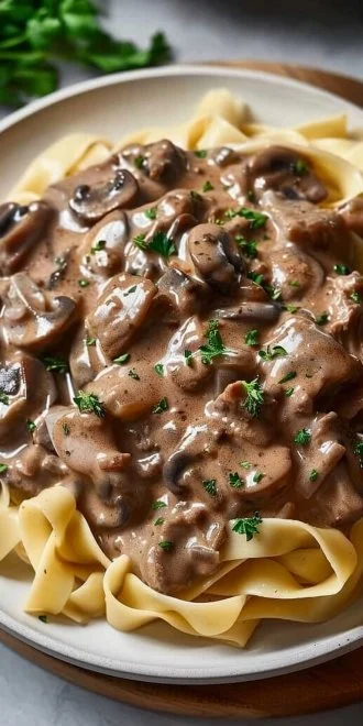 Easy Beef Stroganoff