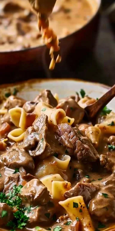 Easy Crock Pot Beef Stroganoff Slow Cooker 5 Crock Pot Beef Stroganoff