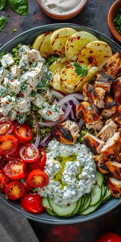 Greek Chicken Bowls