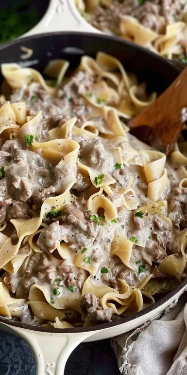 Ground Beef Stroganoff 5 Ground Beef Stroganoff