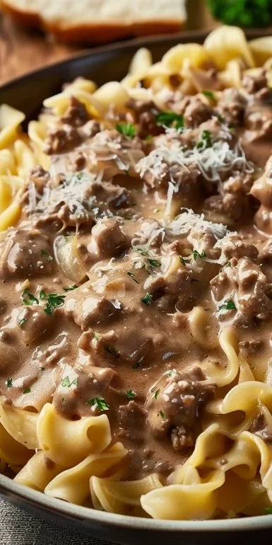 Ground Beef Stroganoff