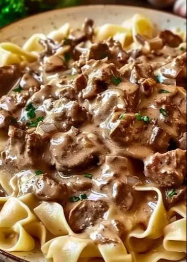 Ground Beef Stroganoff 5 Ground Beef Stroganoff