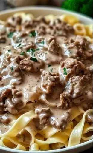 Ground Beef Stroganoff 6 Ground Beef Stroganoff