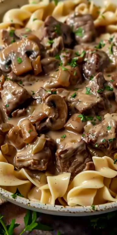 Homemade Beef Stroganoff Recipe