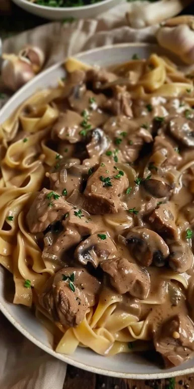 Homemade Beef Stroganoff Recipe