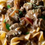 Homemade Crock Pot Beef Stroganoff 7 homemade crock pot beef stroganoff 2026 01 17 172452 1