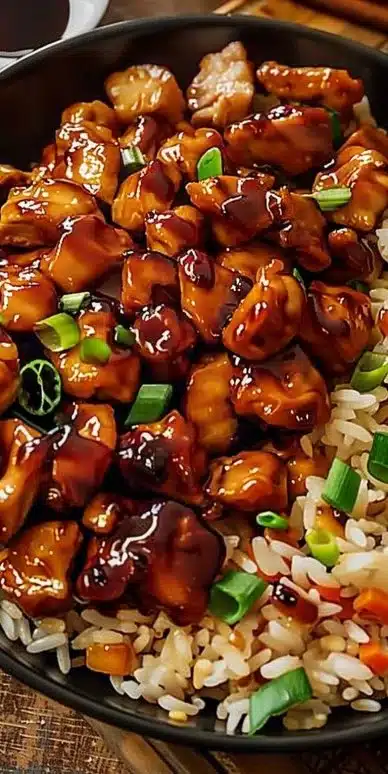Honey BBQ Chicken Rice