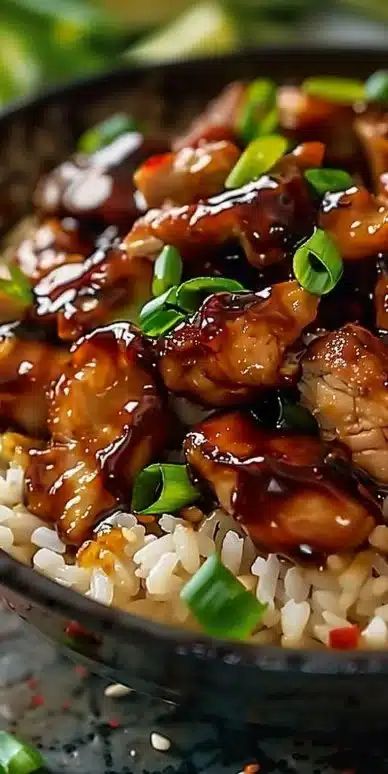 Honey BBQ Chicken Rice