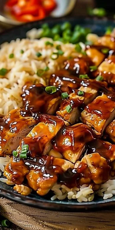 Honey BBQ Chicken Rice