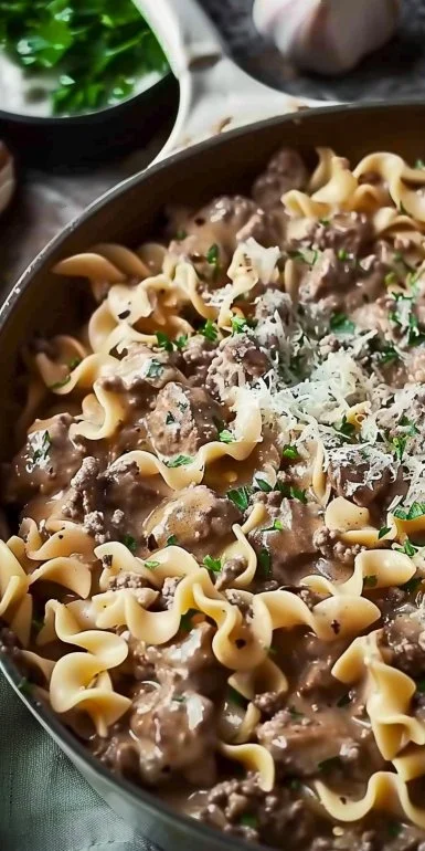 Incredible 30-Minute Ground Beef Stroganoff
