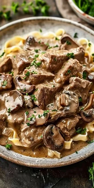 Old Fashioned Beef Stroganoff