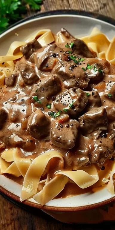 Old Fashioned Beef Stroganoff Recipe