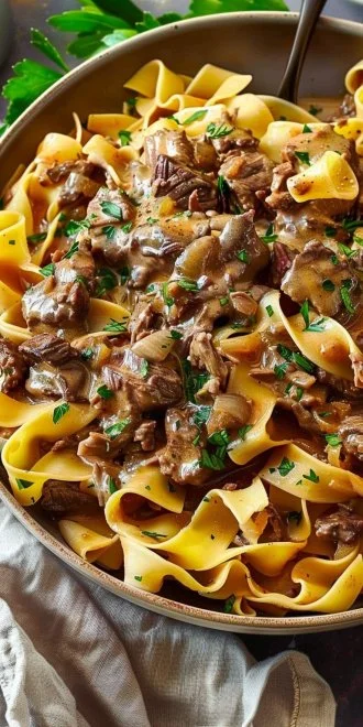 One-Pot Beef Stroganoff