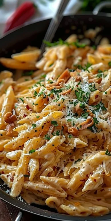 One Pot Creamy Garlic Pasta