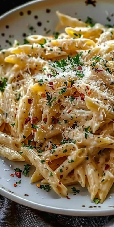 One Pot Creamy Garlic Pasta