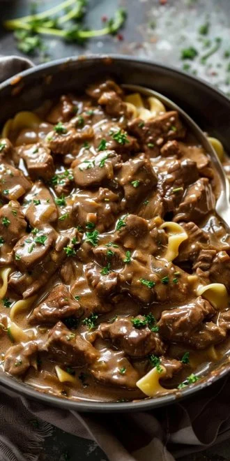 Quick Simple Beef Stroganoff