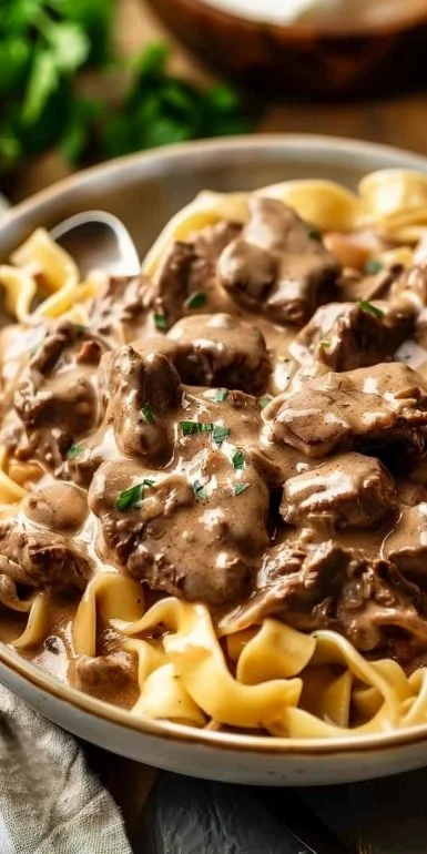 Savor the World's Best Beef Stroganoff with Sour Cream Today
