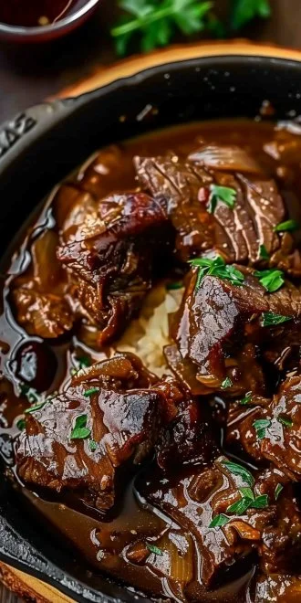 Slow Cooker Beef Manhattan