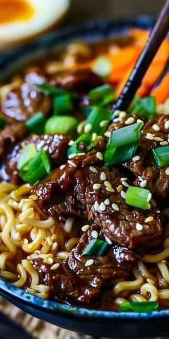 Slow Cooker Beef Ramen Noodles 5 Slow Cooker Beef Ramen Noodles