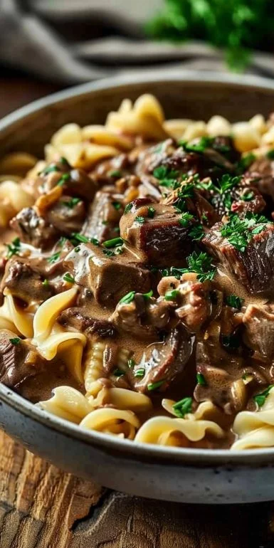 Slow Cooker Beef Stroganoff 5 Slow Cooker Beef Stroganoff
