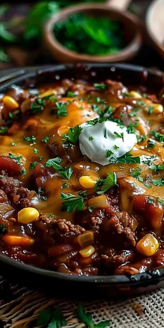 Slow Cooker Cowboy Casserole