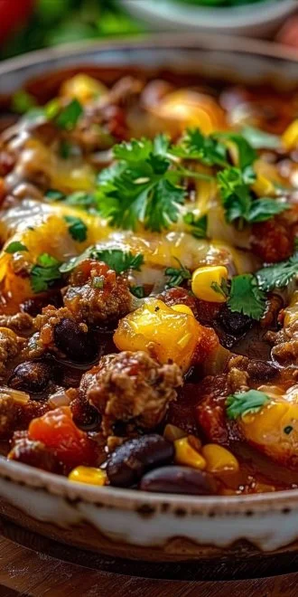 Slow Cooker Cowboy Casserole