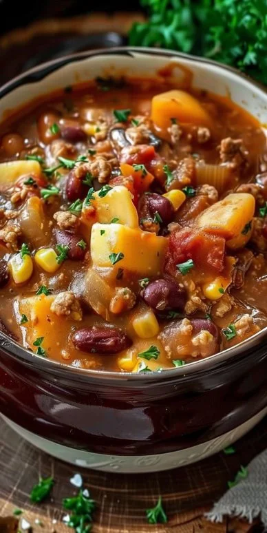 Slow Cooker Cowboy Casserole