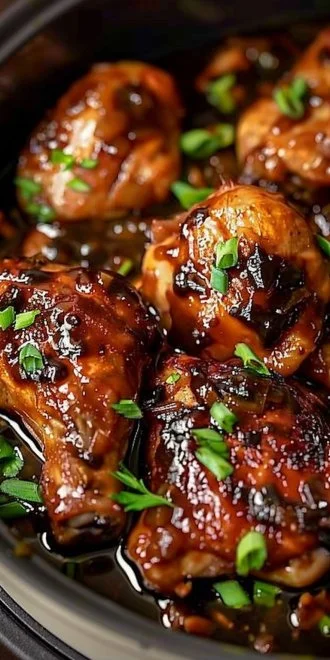 Slow Cooker Honey Garlic Chicken Recipe