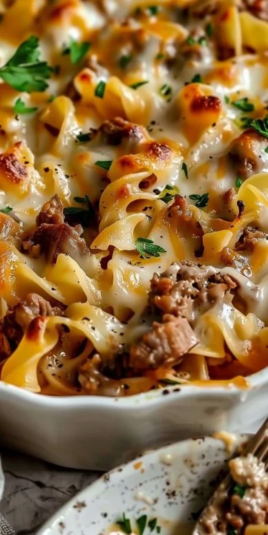 Sour Cream Beef Noodle Casserole