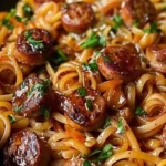 sticky honey garlic sausage pasta skillet 2026 01 24 222743 1